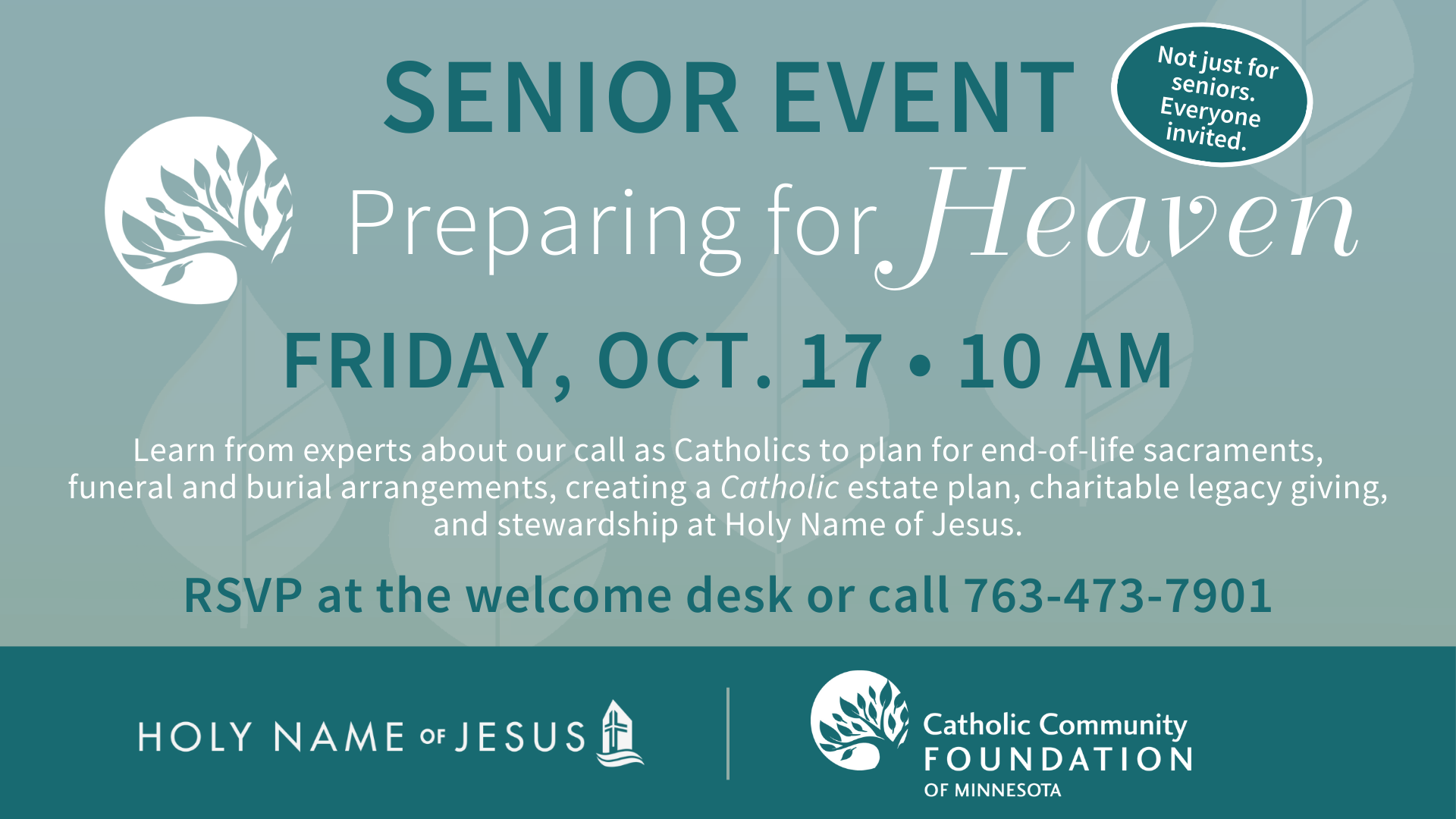 Final Senior Event Graphic