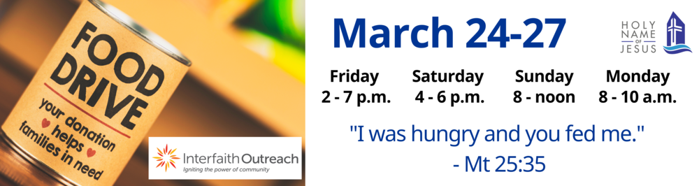 March Food Drive 2023 Banner To Print
