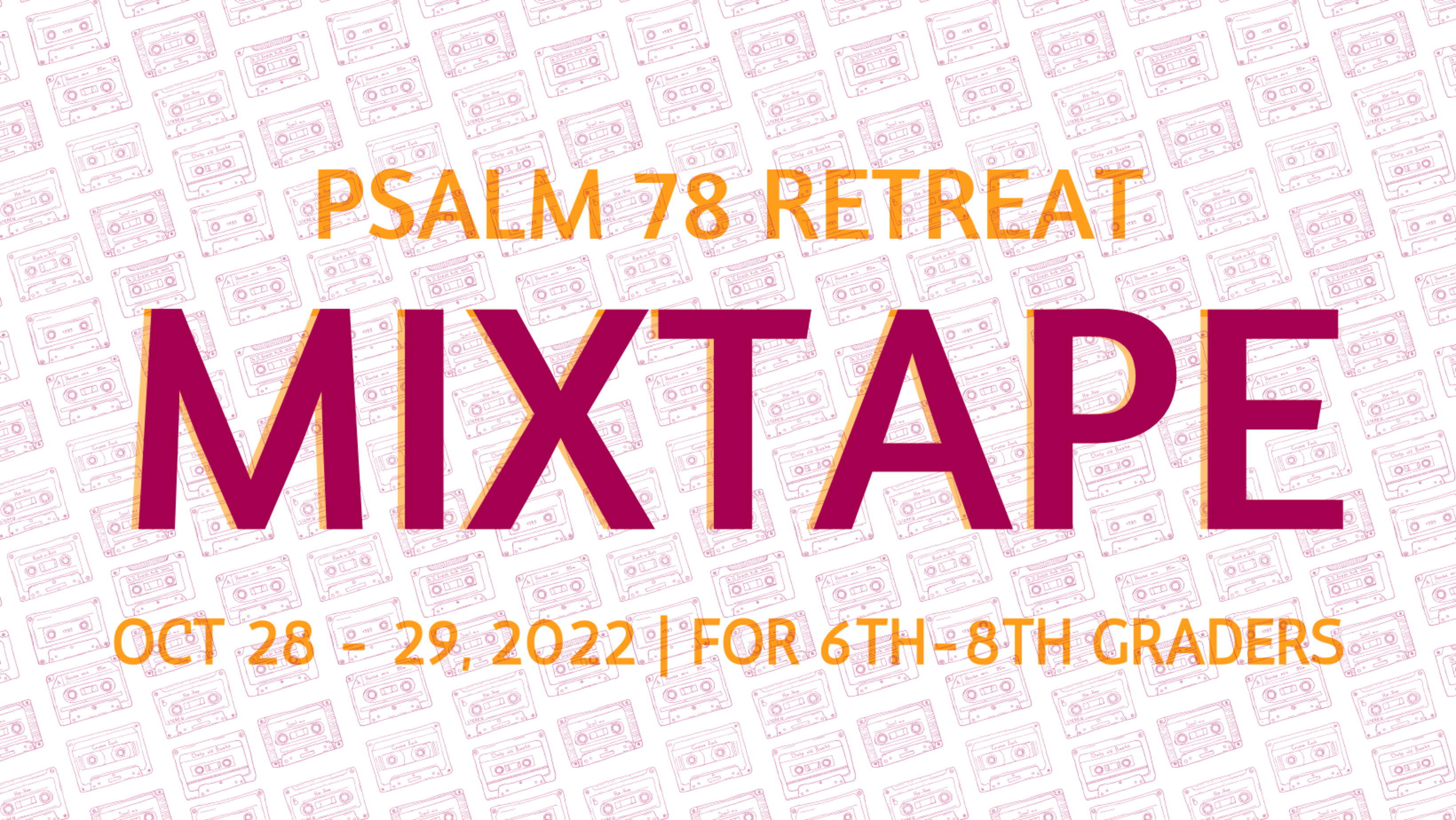 Psalm 78 Mixtape Logo Banner Landscape 1