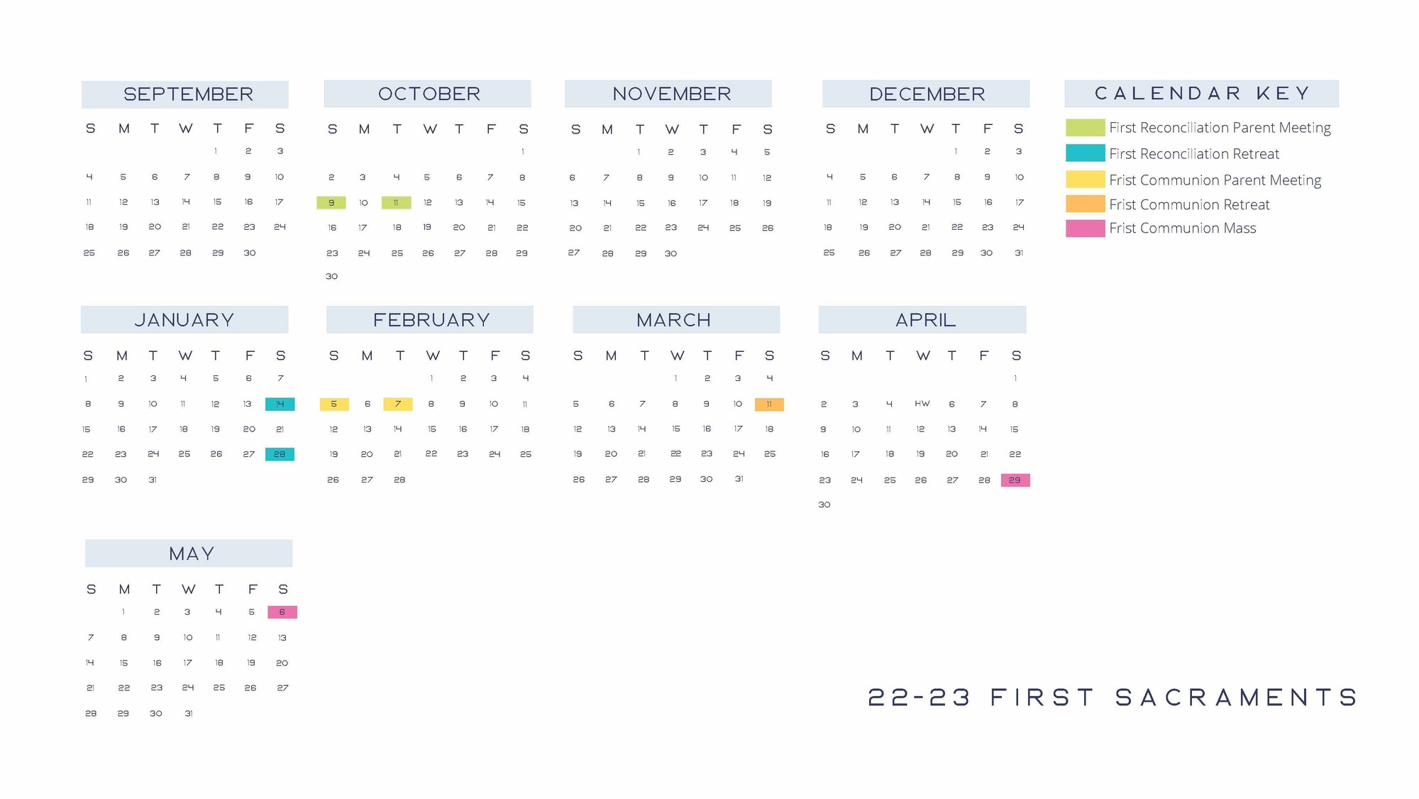 White Simple 2022 Year Calendar  3 0