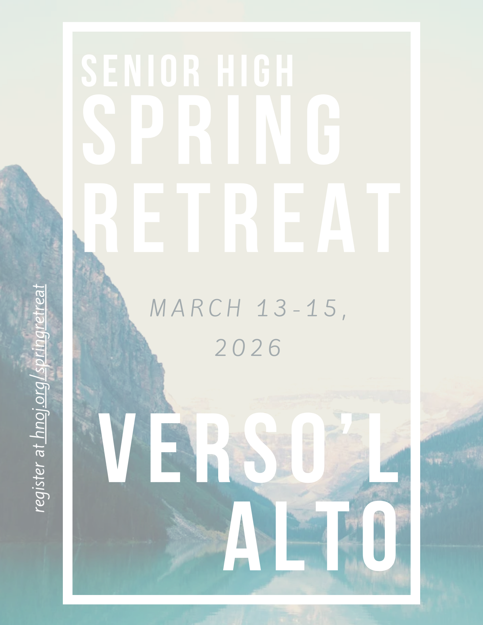 Senior High Spring Retreat 2026