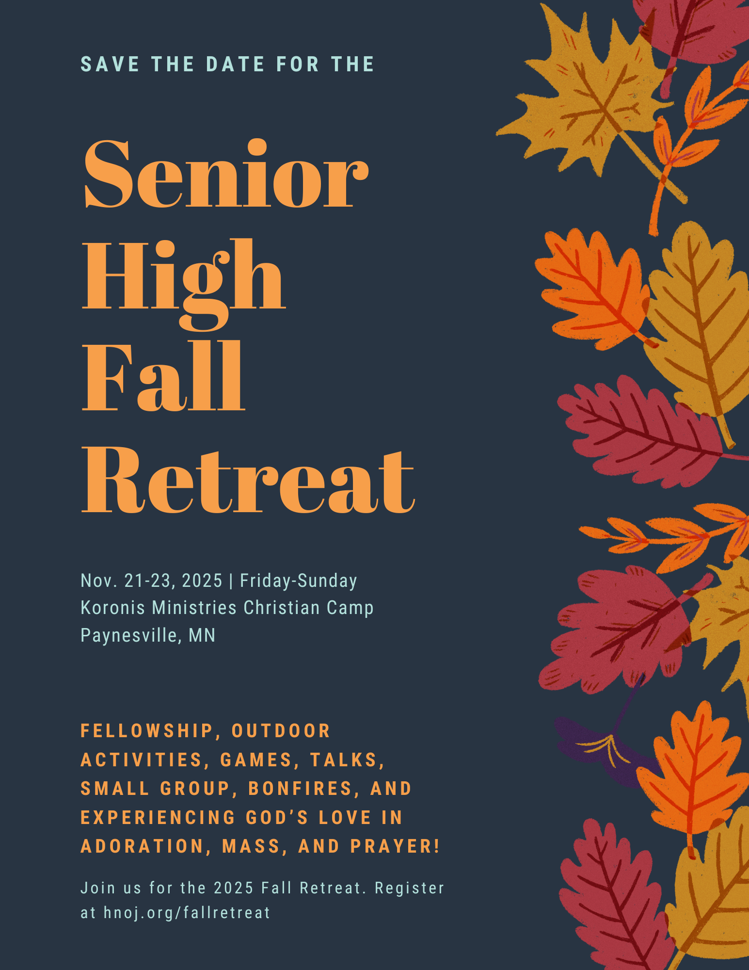 Senior High Fall Retreat 2025