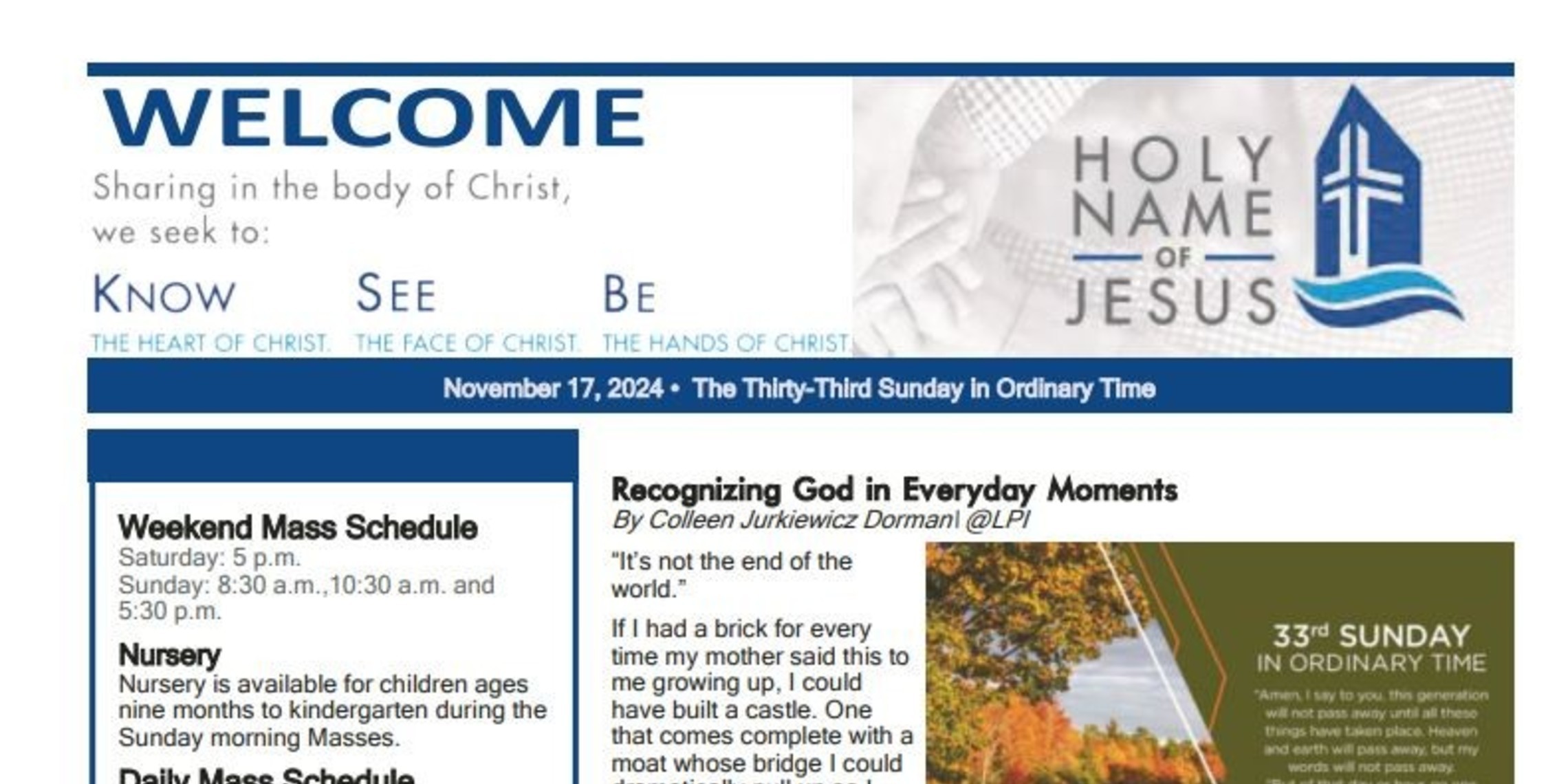 Bulletin Cover Photo 2